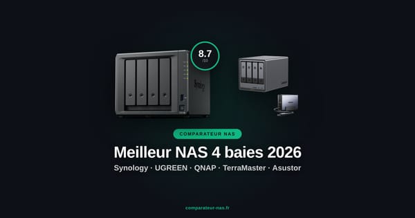 Meilleur NAS 4 baies 2026 : notre comparatif indépendant